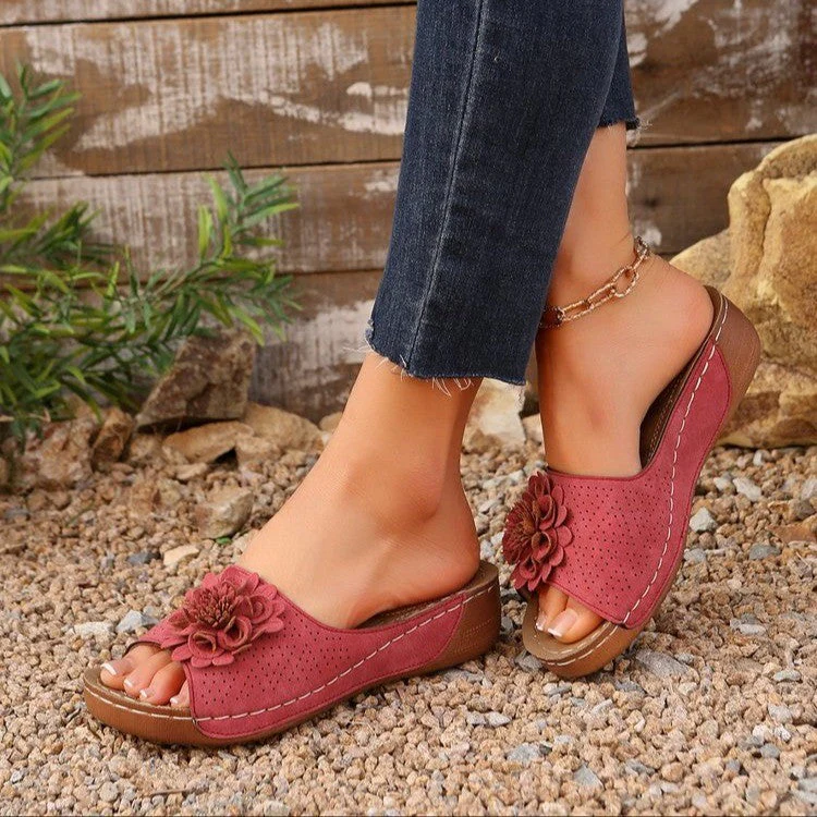 Nahir® | Women'S Flower-Embellished Slide Sandals - Image 2