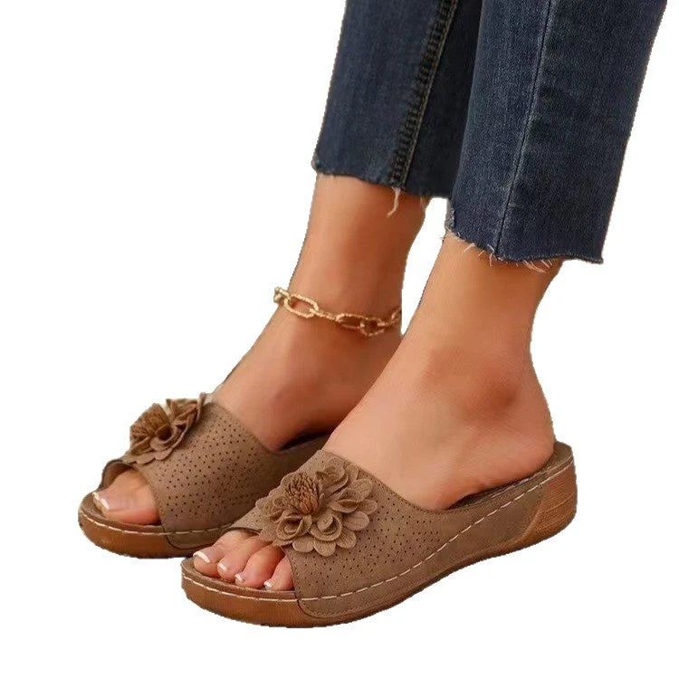 Nahir® | Women'S Flower-Embellished Slide Sandals - Image 5