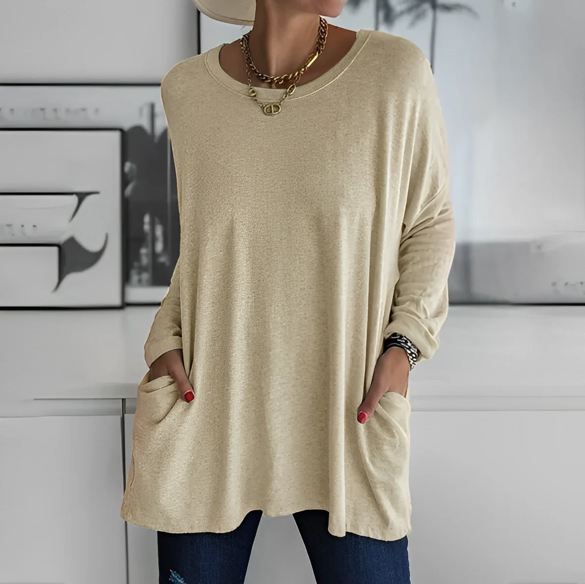 Naomi® | Airy Summer Blouse Made Of High-Quality Workmanship