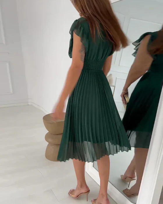 Natalia® | Elegant Pleated Dress - Image 4