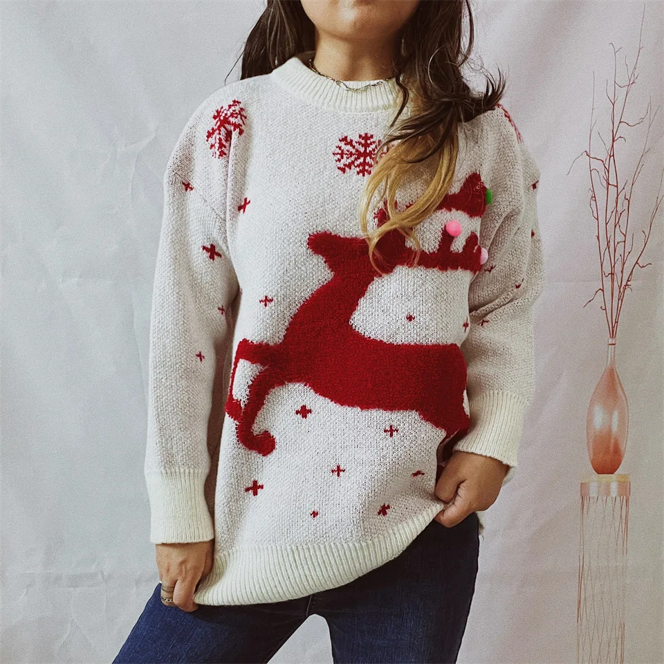 Natalia | Korean style Christmas sweater