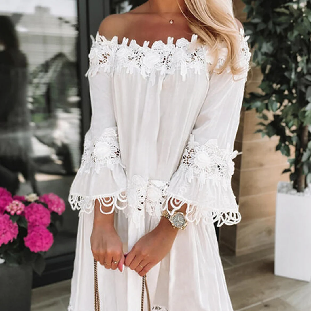 Natalia® | Stylish Off-The-Shoulder Dress - Image 2