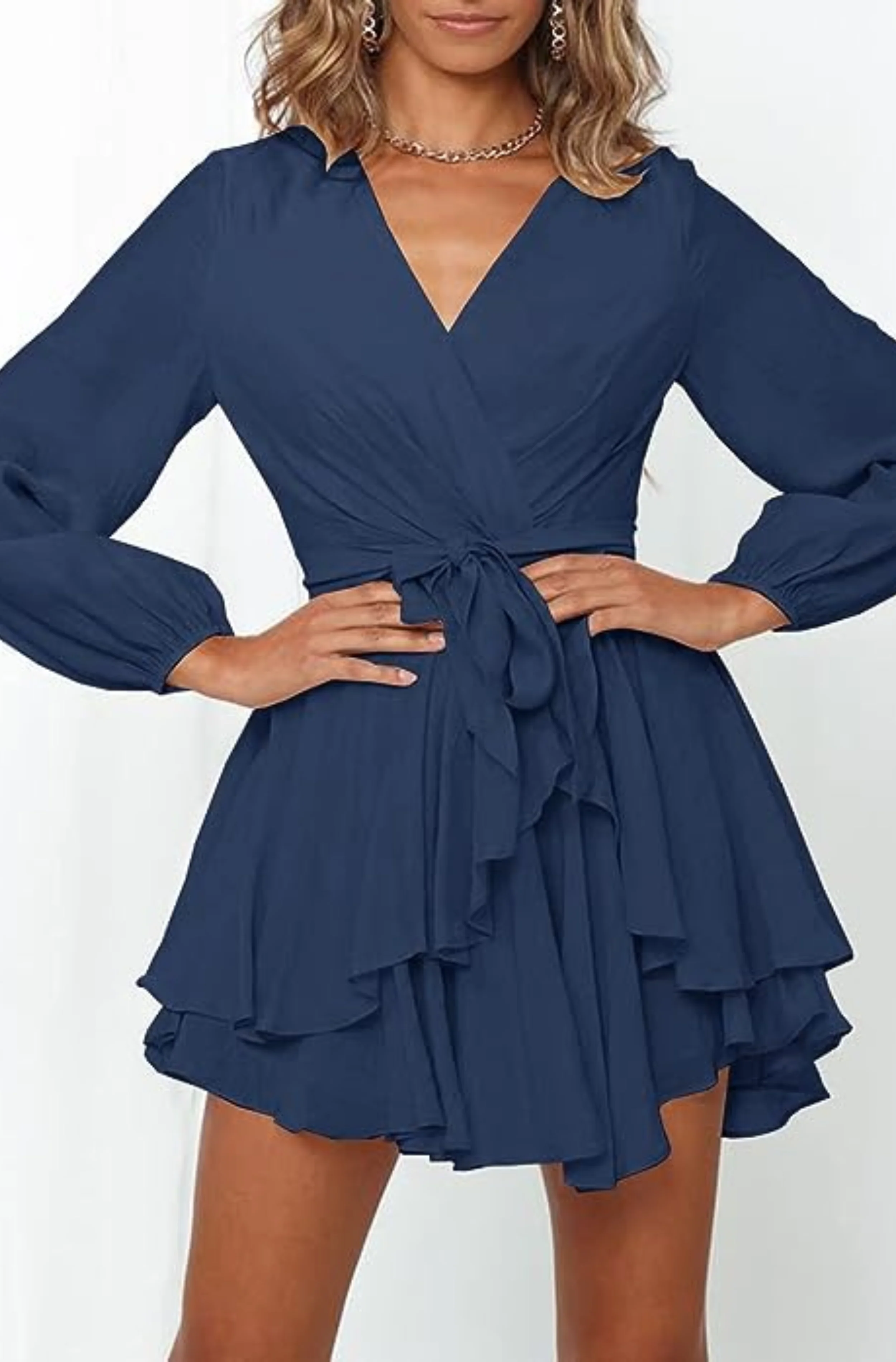 Natalia® | Summer Wrap Mini Dress - Image 10