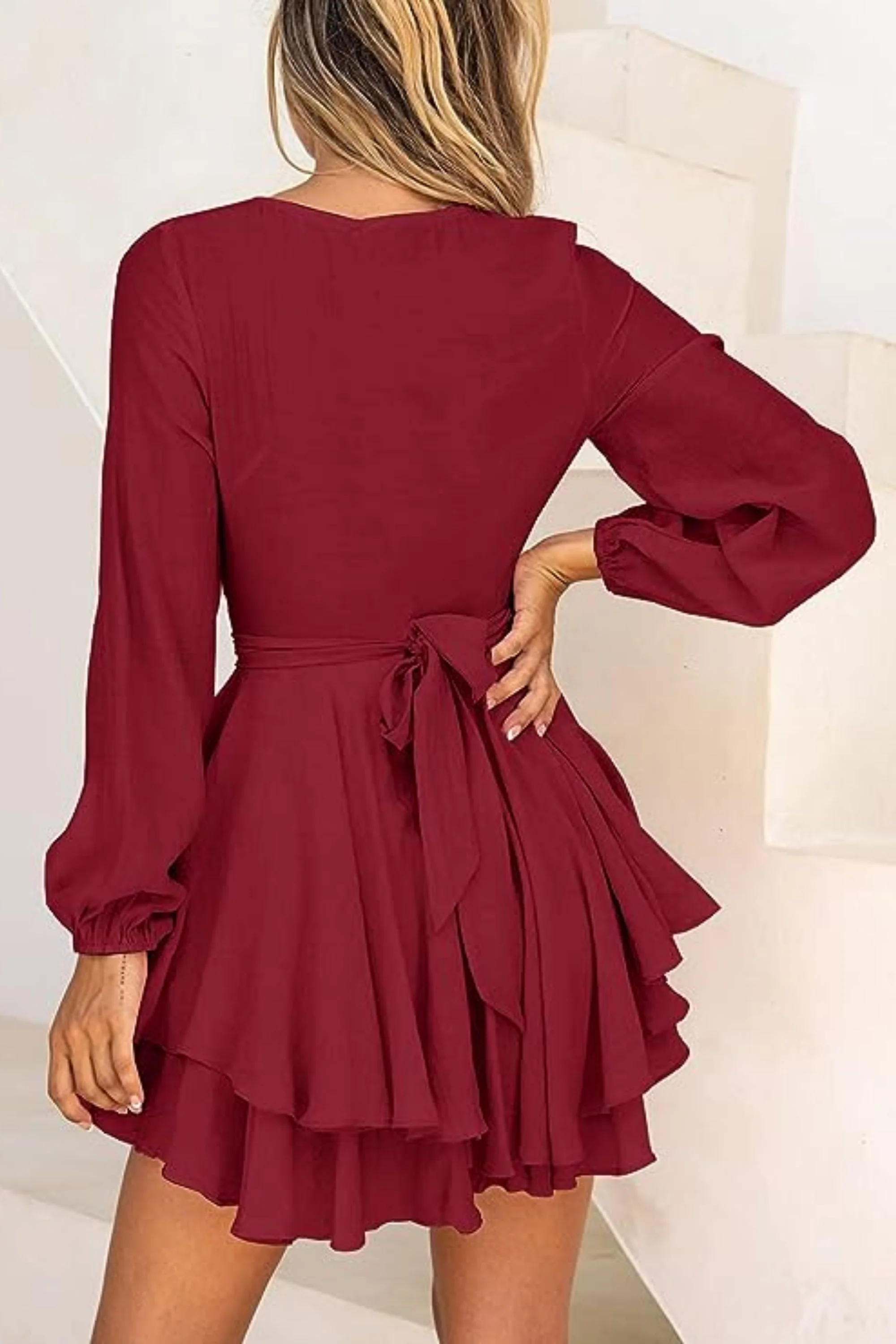 Natalia® | Summer Wrap Mini Dress - Image 3