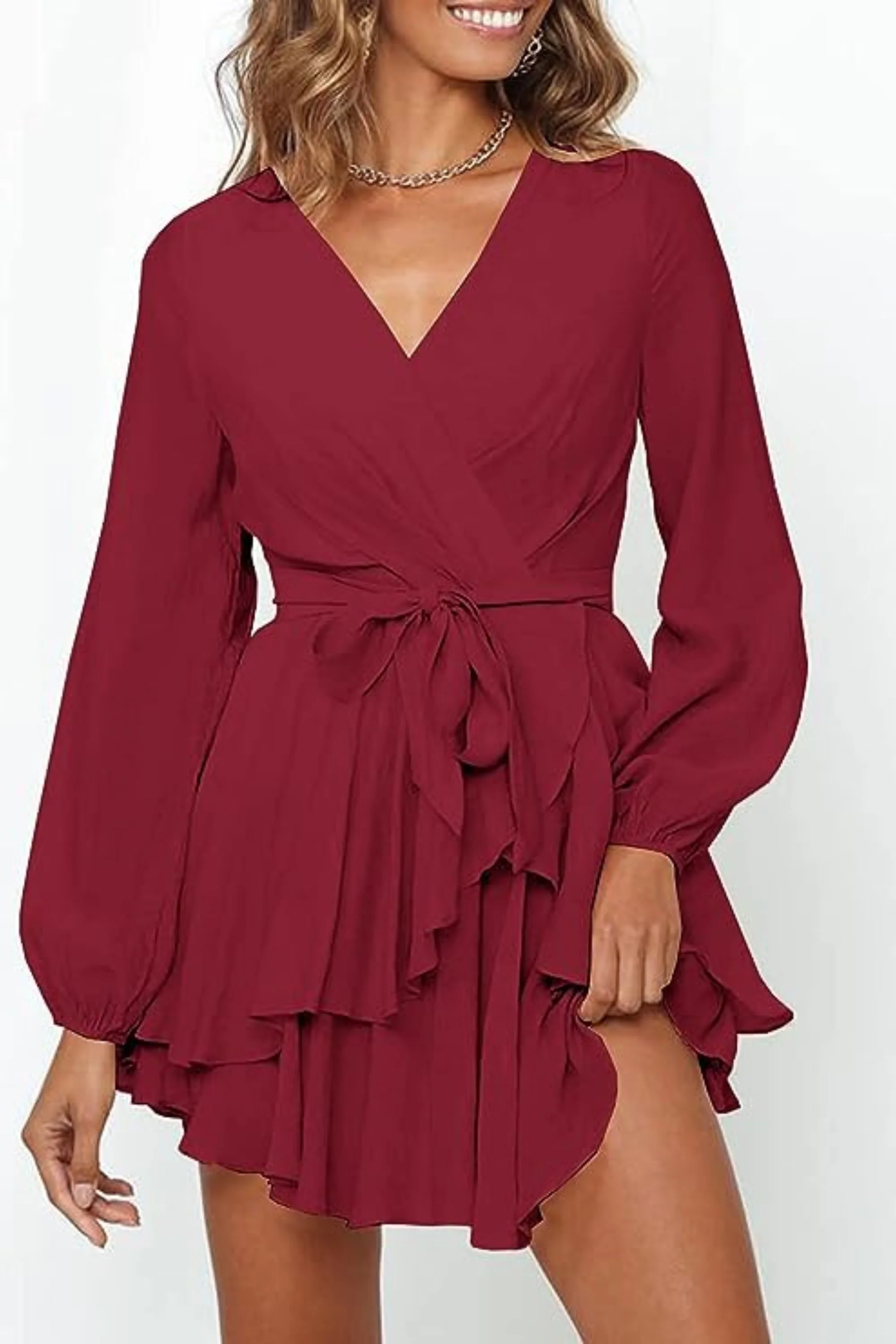 Natalia® | Summer Wrap Mini Dress - Image 4