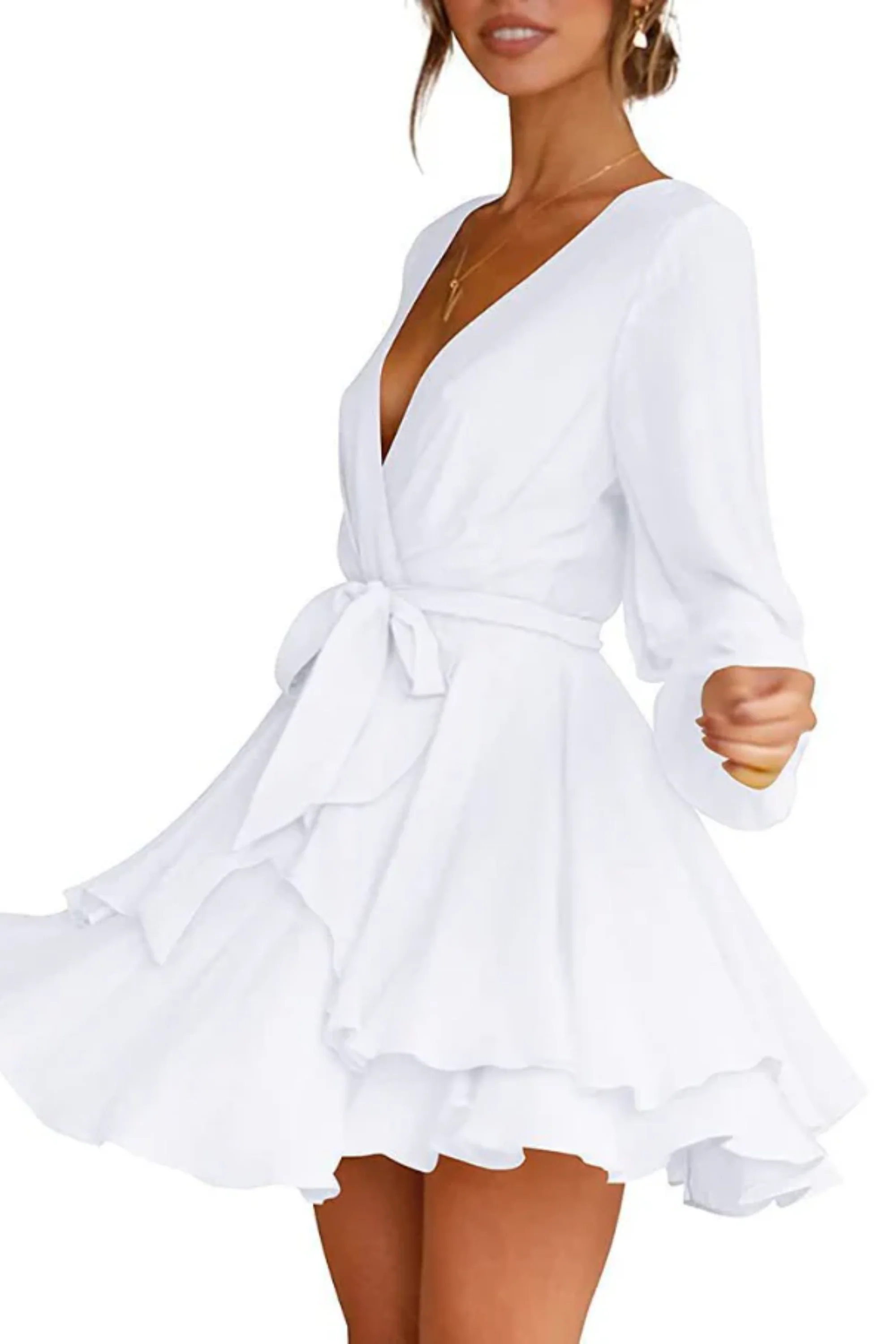 Natalia® | Summer Wrap Mini Dress - Image 5