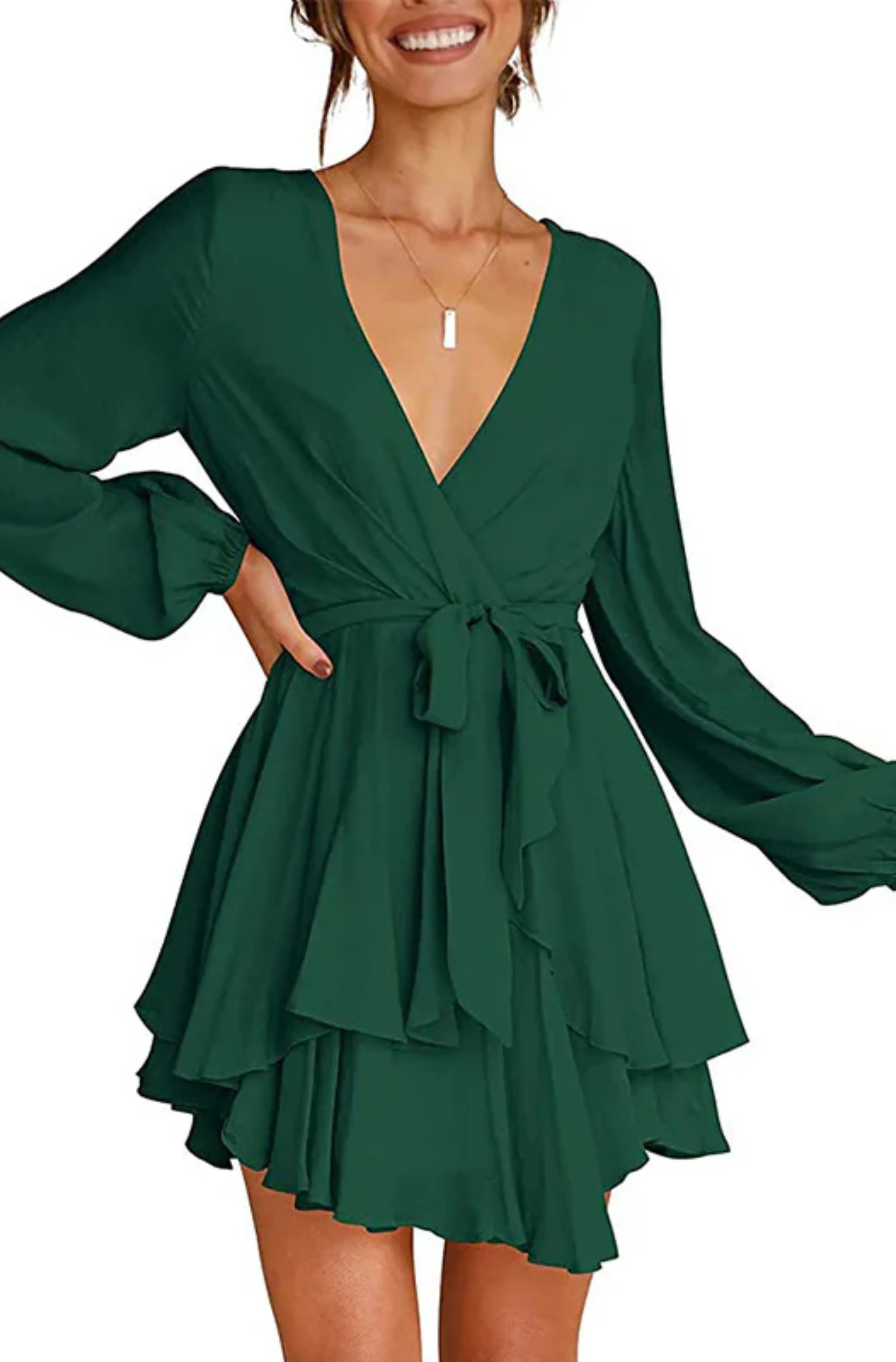 Natalia® | Summer Wrap Mini Dress - Image 9