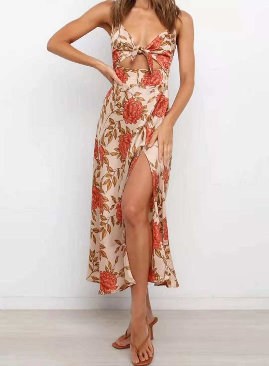 Natalie® | Midi Dress With Bow Neckline - Image 6