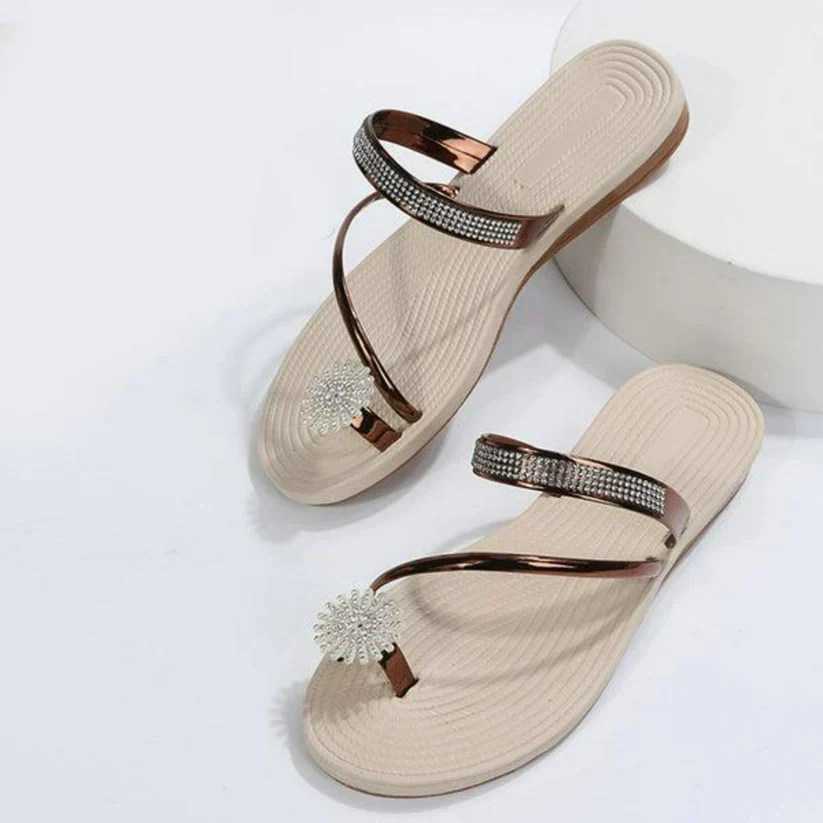 Natalie® | Sandals With A Pattern Of Snowflakes - Image 4