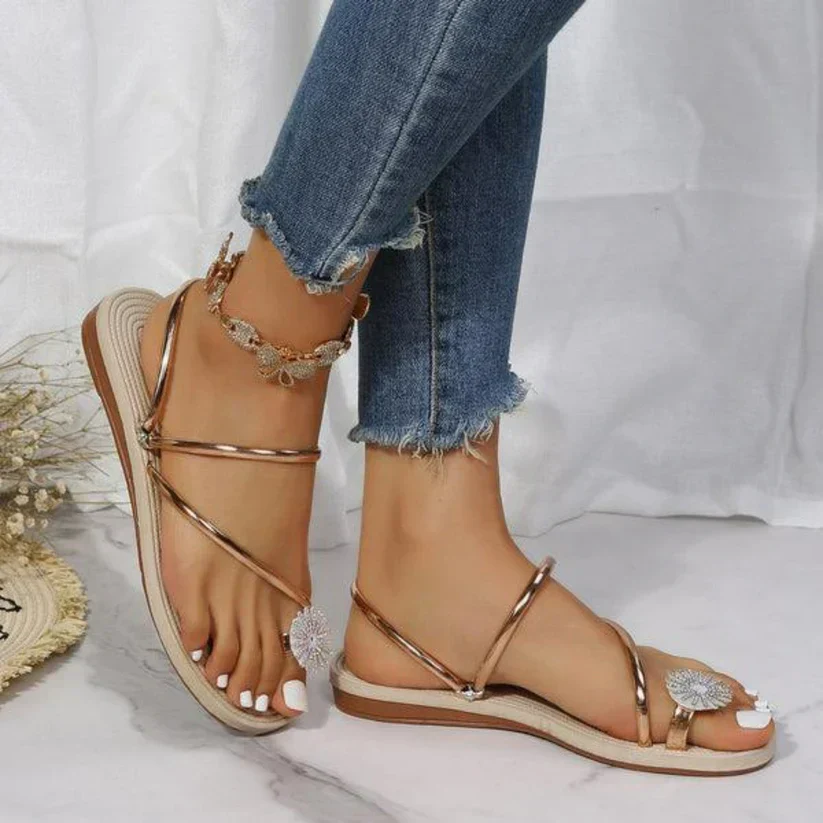 Natalie® | Sandals With A Pattern Of Snowflakes - Image 6
