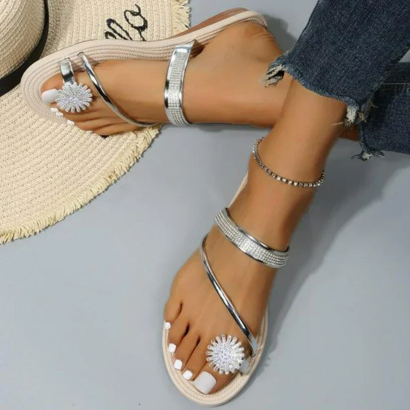 Natalie® | Sandals With A Pattern Of Snowflakes - Image 7