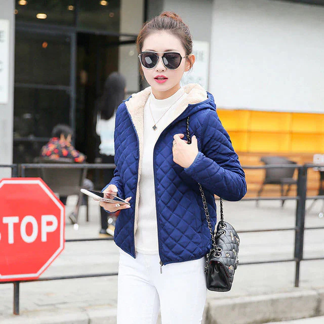 Nathalie® | Lined women's coat with hood - Image 4