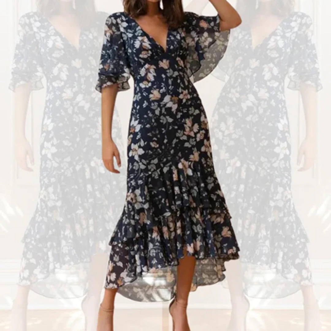Nazira® | Elegant Floral Dress - Image 2