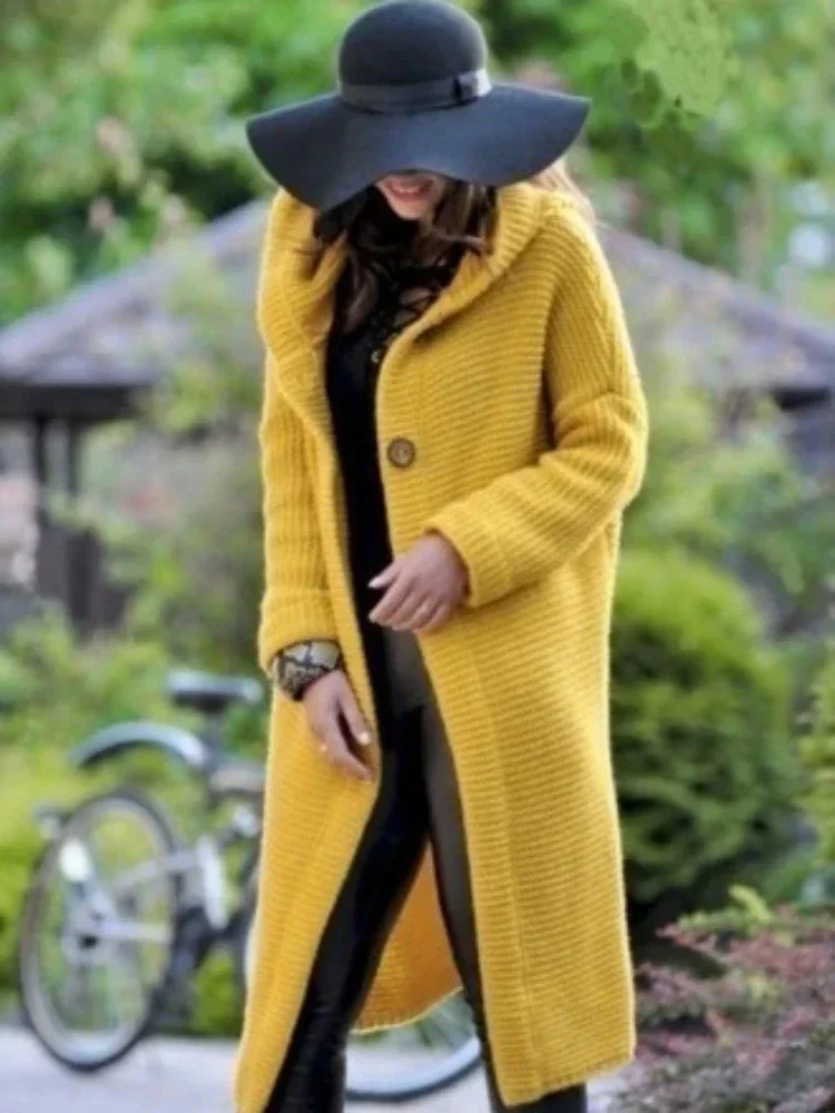Nelly | Elegant knee-length women's coat - Image 6
