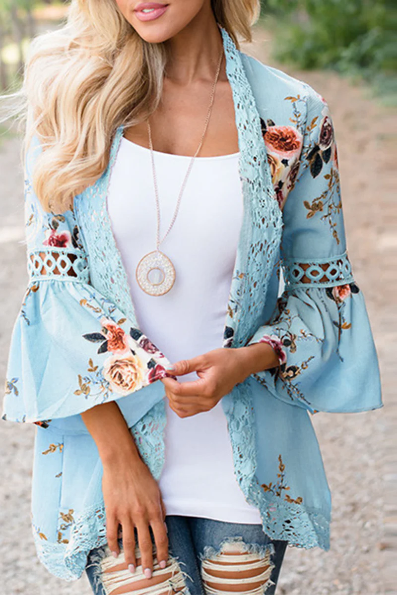 Nerina® | Versatile And Elegant Jacket With Floral Blouse - Image 4