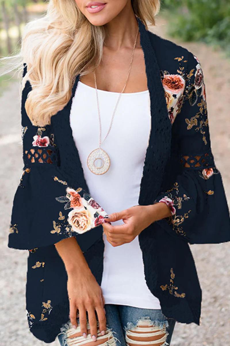 Nerina® | Versatile And Elegant Jacket With Floral Blouse - Image 5