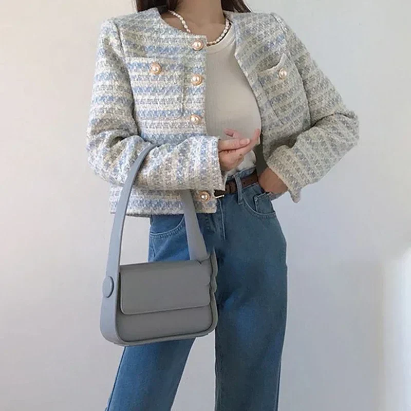 Nicol | Casual tweed short coat for women - Image 7