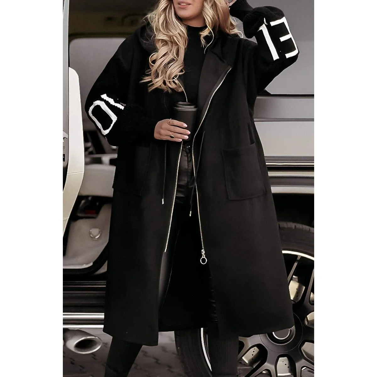 Nicolasa | Mareile coat with hood - Image 4
