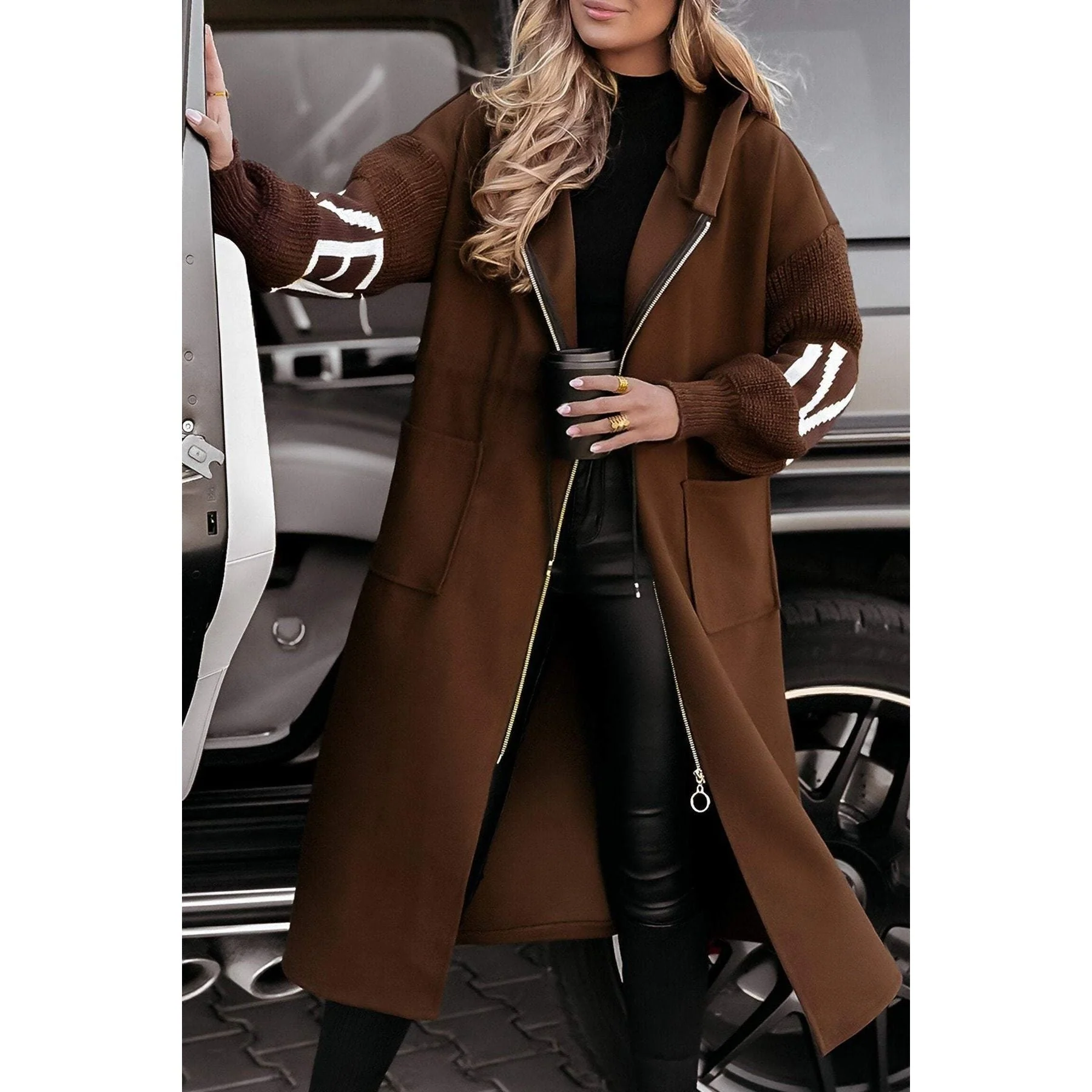 Nicolasa | Mareile coat with hood - Image 8