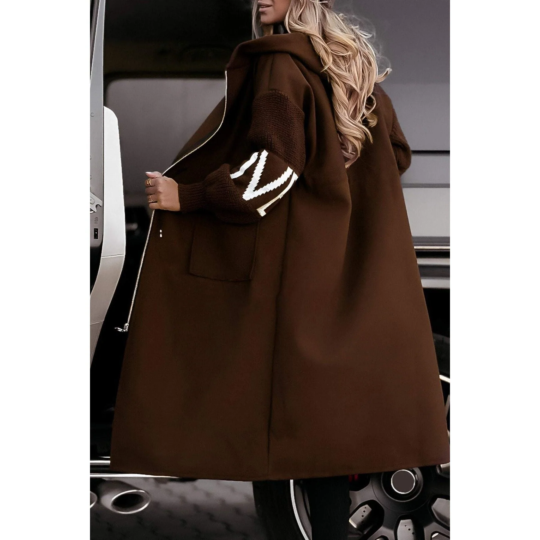 Nicolasa | Mareile coat with hood - Image 9