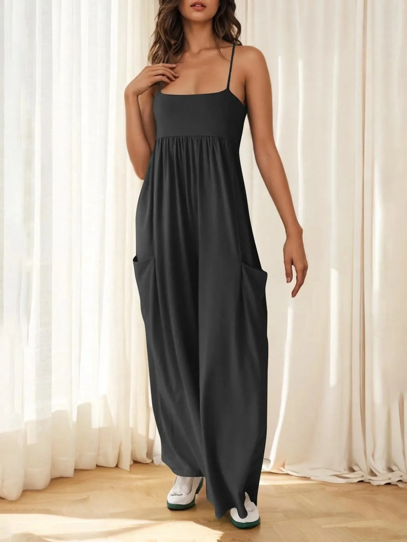 Nicole® | Casual Strappy Wide Leg Jumpsuit - Image 2