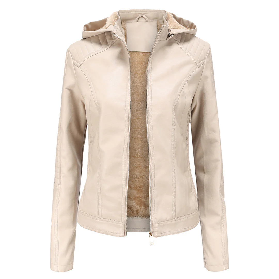 Nicole | Elegant leather jacket - Image 5