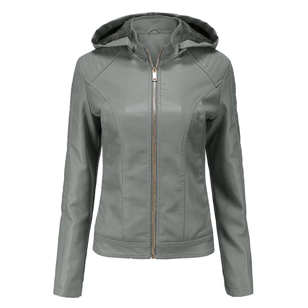 Nicole | Elegant leather jacket - Image 6