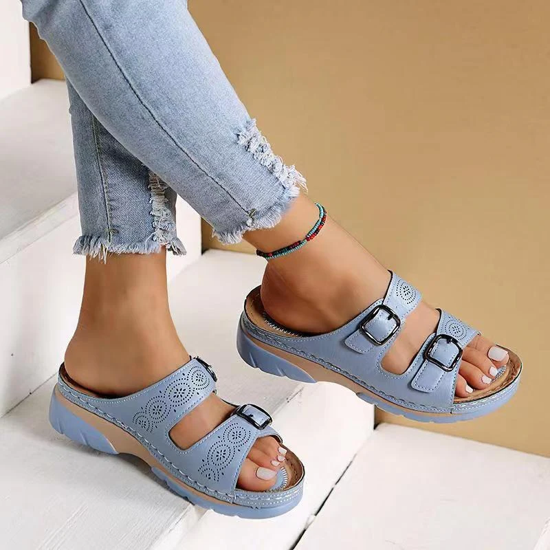 Nicoletta® | Orthopedic Leather Sandals - Image 3