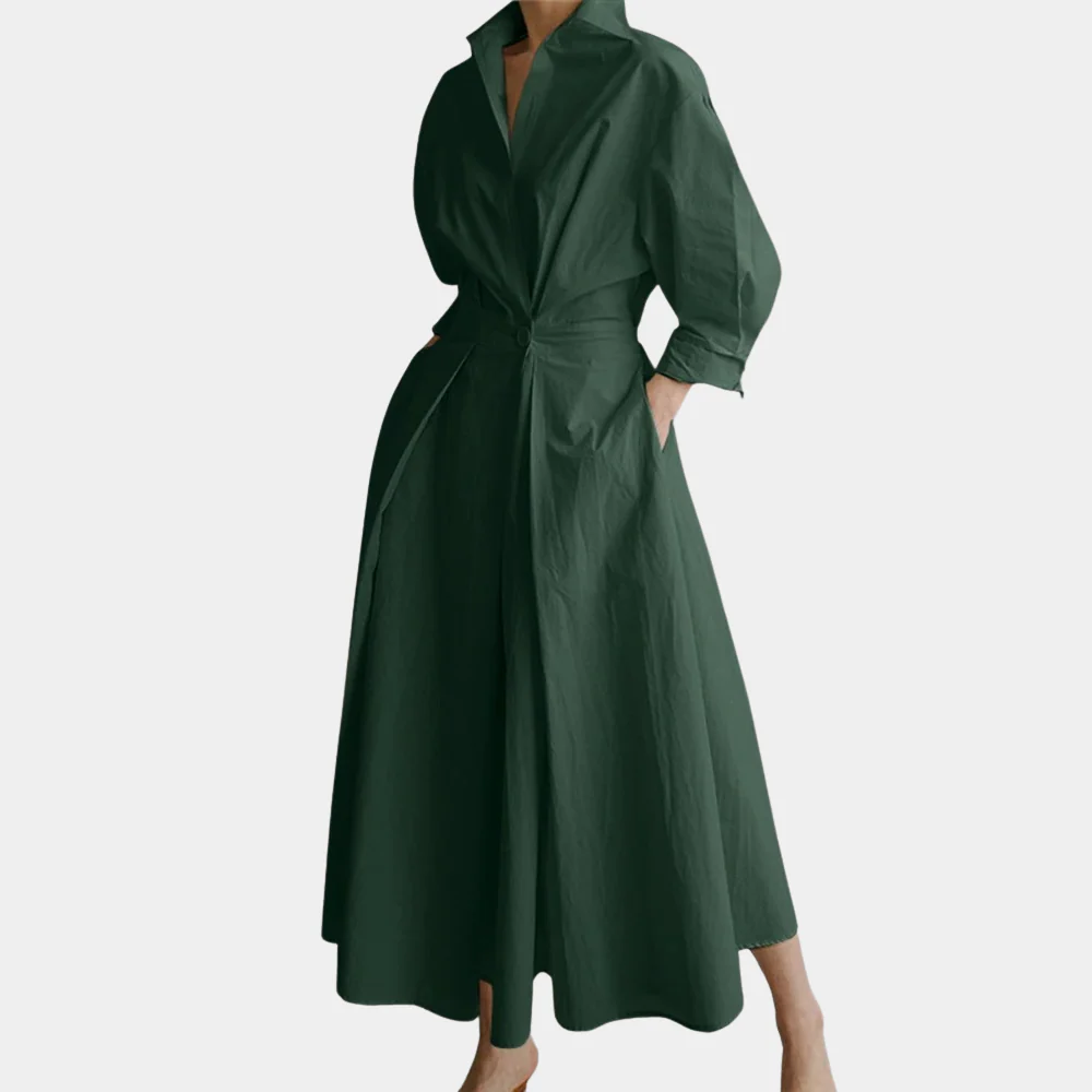 Niki® | Long Linen Dress For Women - Image 2