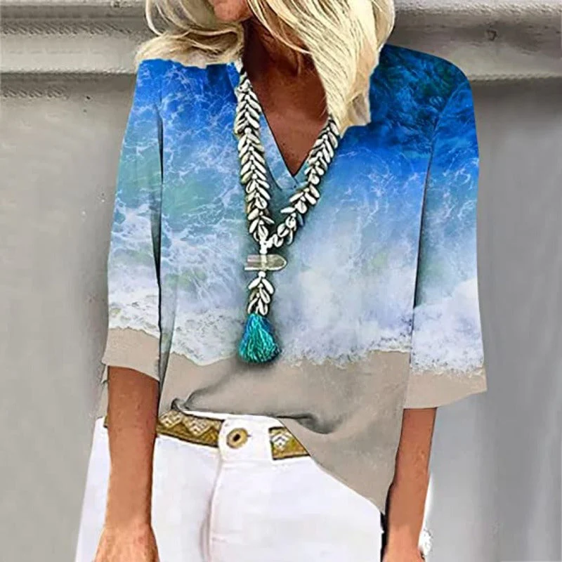 Nikki® | Elegant Multicolored Women'S Blouse