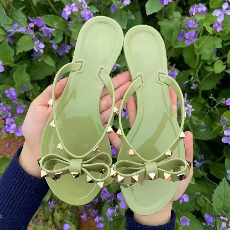 Nikki® | Studded Bow-Knot Flip-Flops Sandals - Image 5