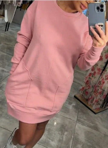 Nina | Comfortable oversized sweatshirt dress
