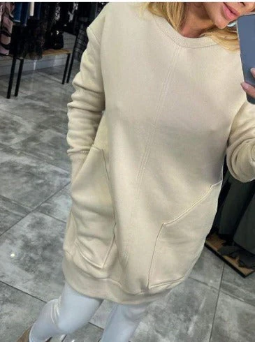 Nina | Comfortable oversized sweatshirt dress - Image 2
