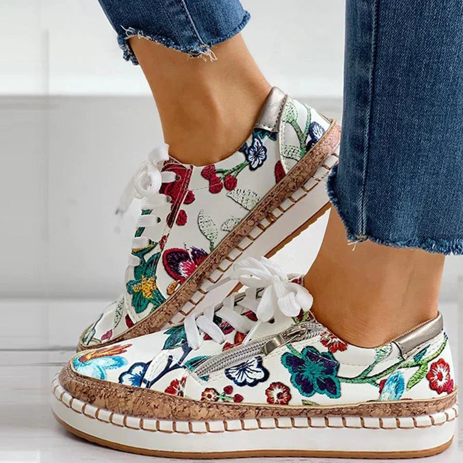 Noemí® | Floral Orthopedic Sports Shoes - Image 2
