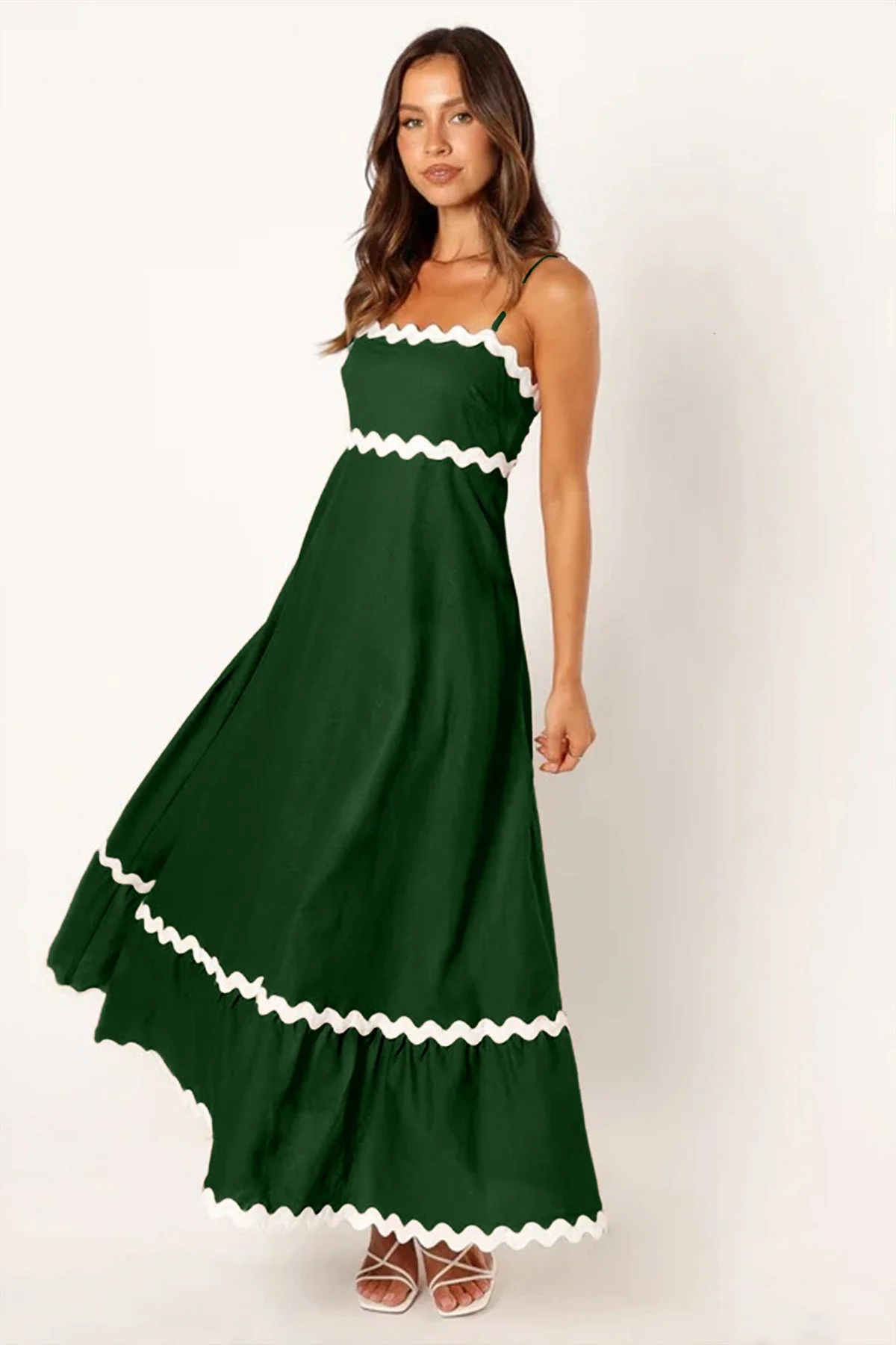 Nora® | Contrast Long Capri Dress - Image 5