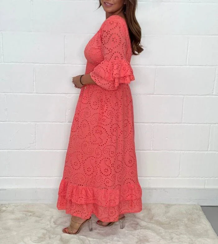Nora® | Fashionable Dress With Ruffled Sleeves - Image 6