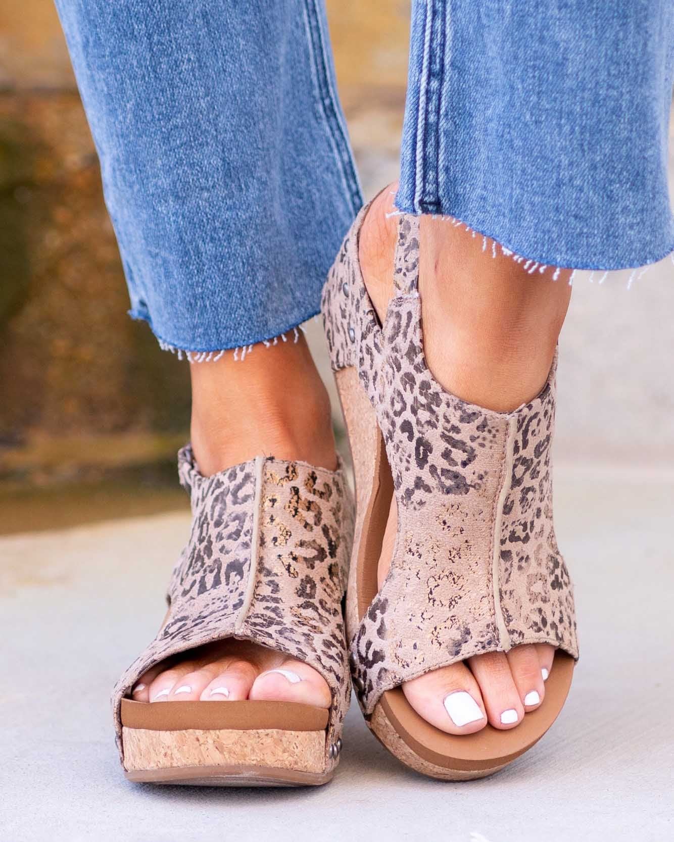 Nora® | Tulum Sandals Comfortable Open Toe Leather Wedges - Image 4