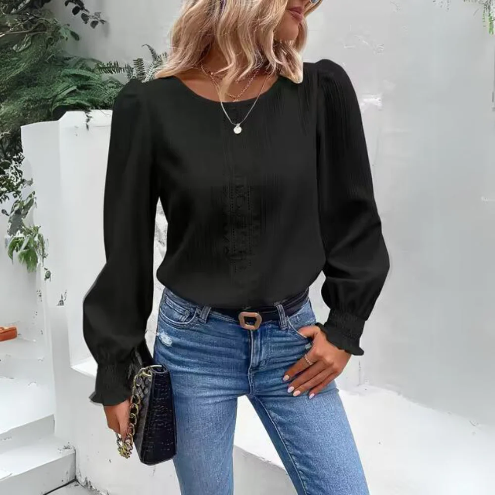 Norma | Casual blouse with sleeves - Image 2