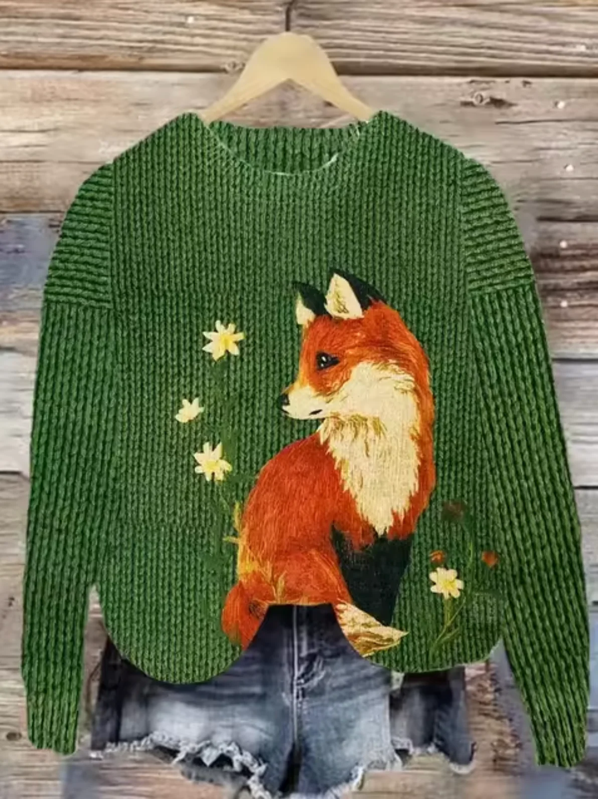 Norma | Knitted sweater with 3D print - Image 2