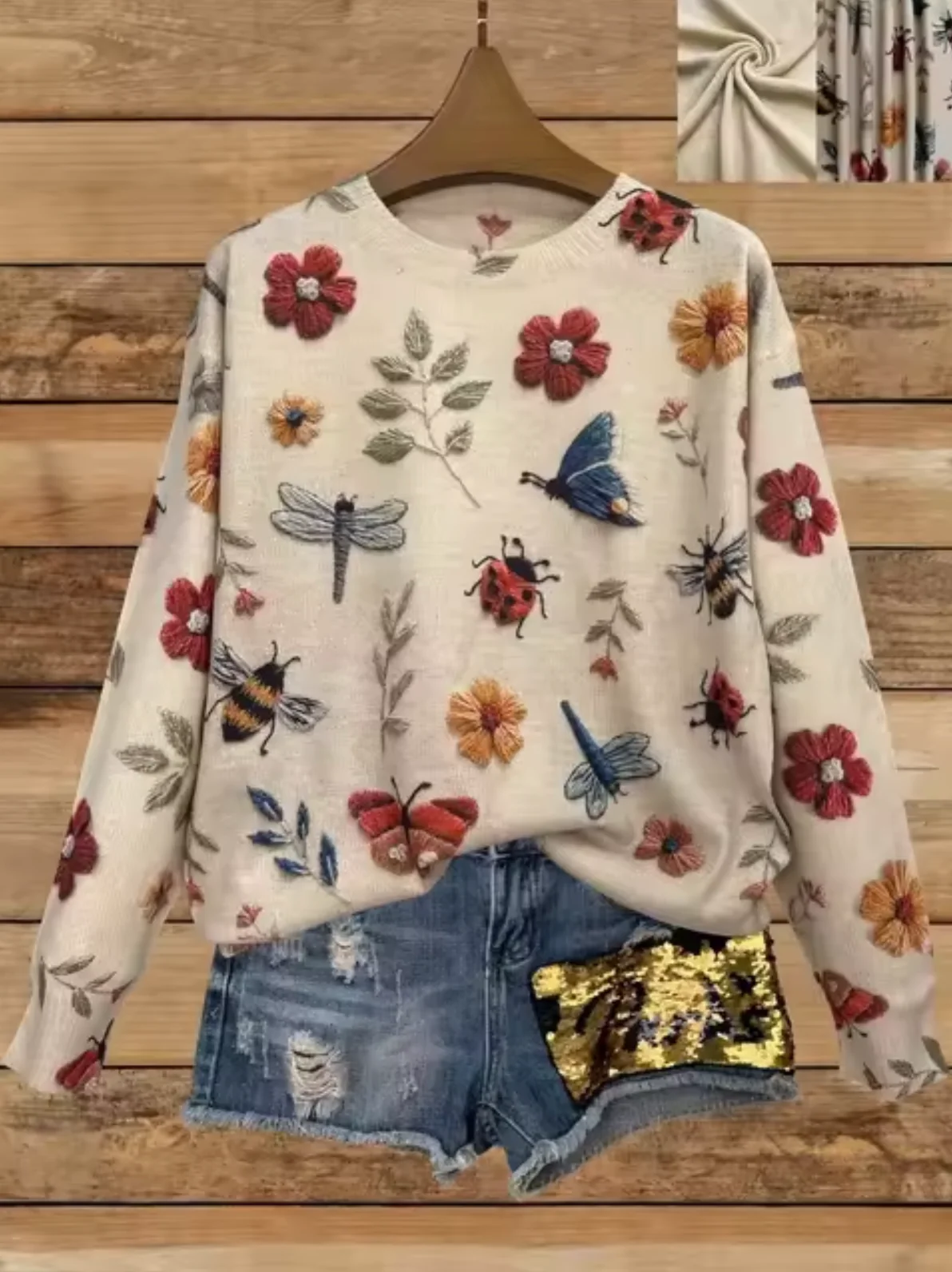 Norma | Knitted sweater with 3D print - Image 5