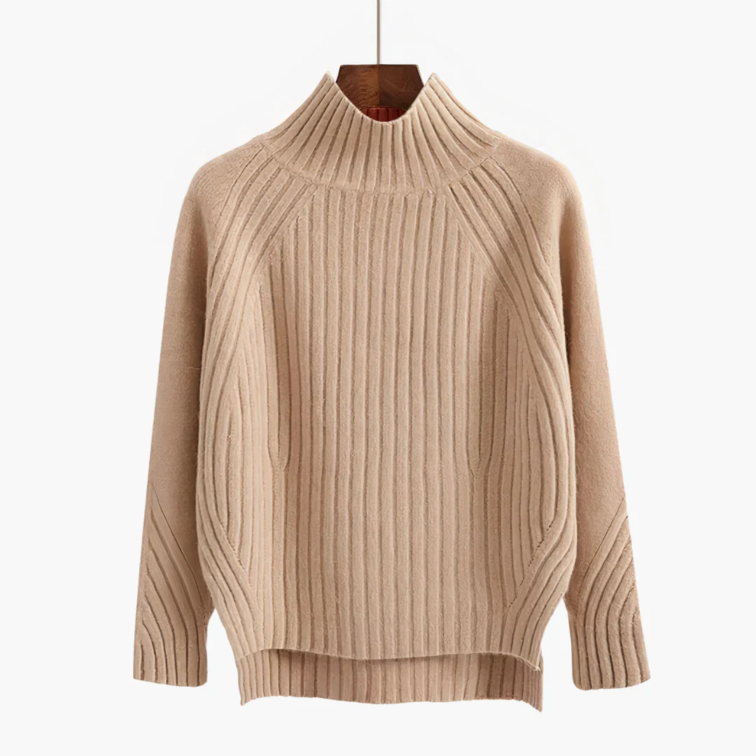 Nuria® | Round neck knitted sweater - Image 4