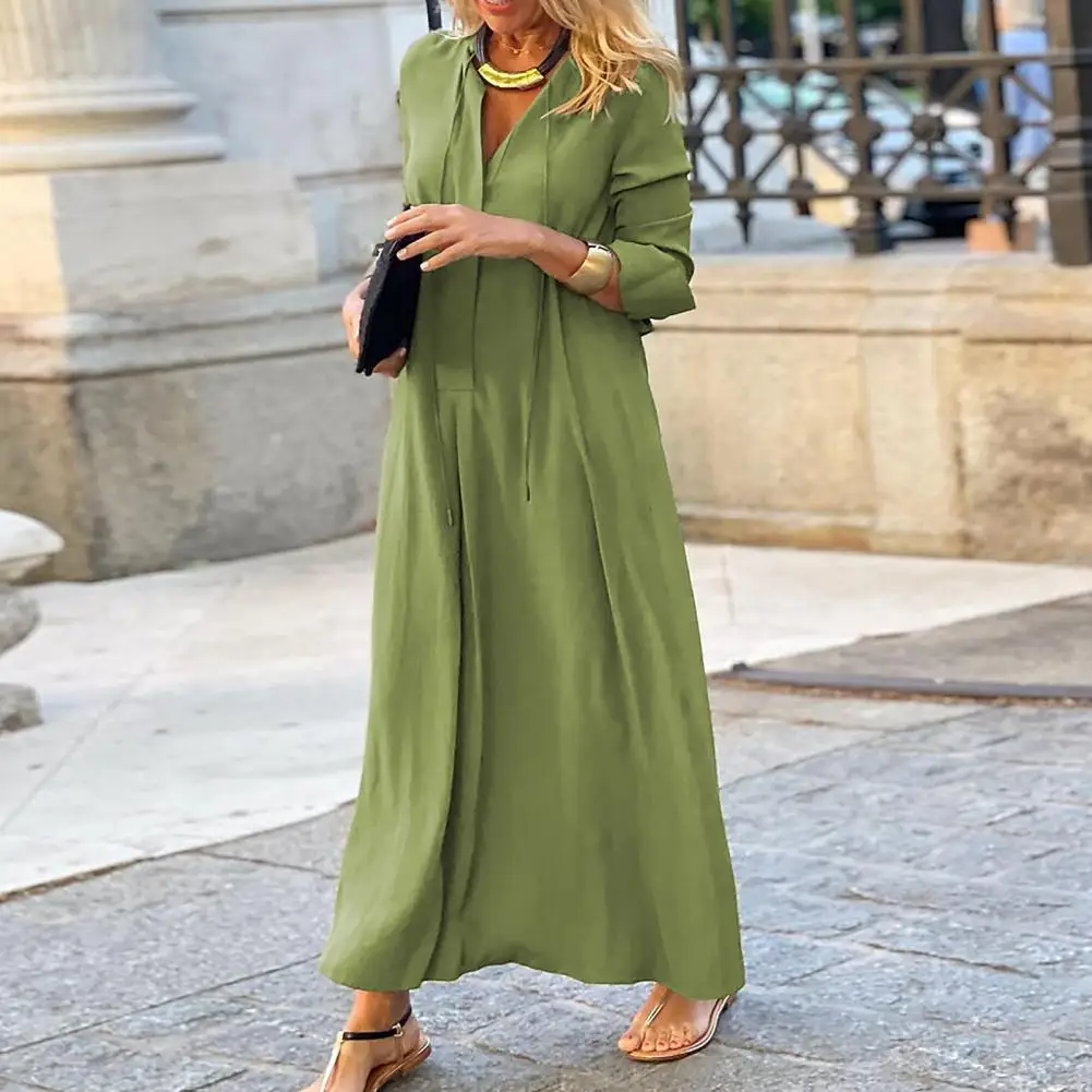 Nuria® | Women's V-neck swing dress - Image 3