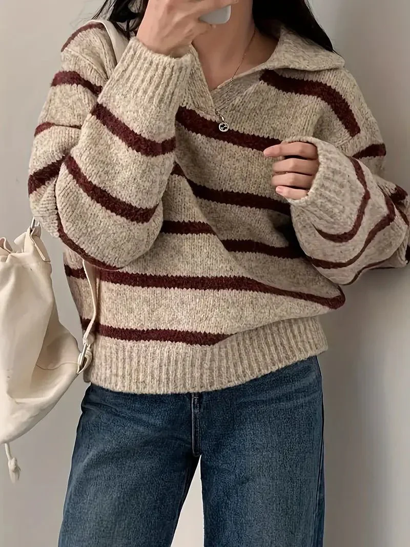 Octavia | V-neck knitted sweater - Image 4