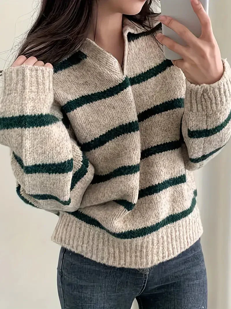 Octavia | V-neck knitted sweater - Image 7