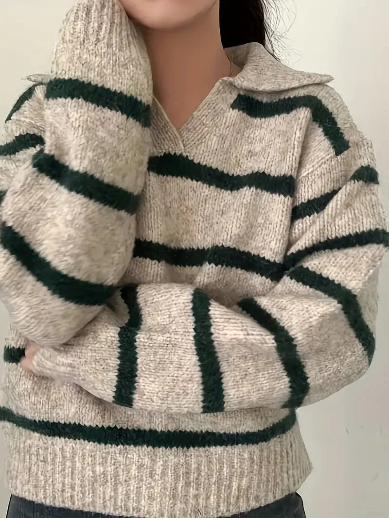 Octavia | V-neck knitted sweater - Image 8