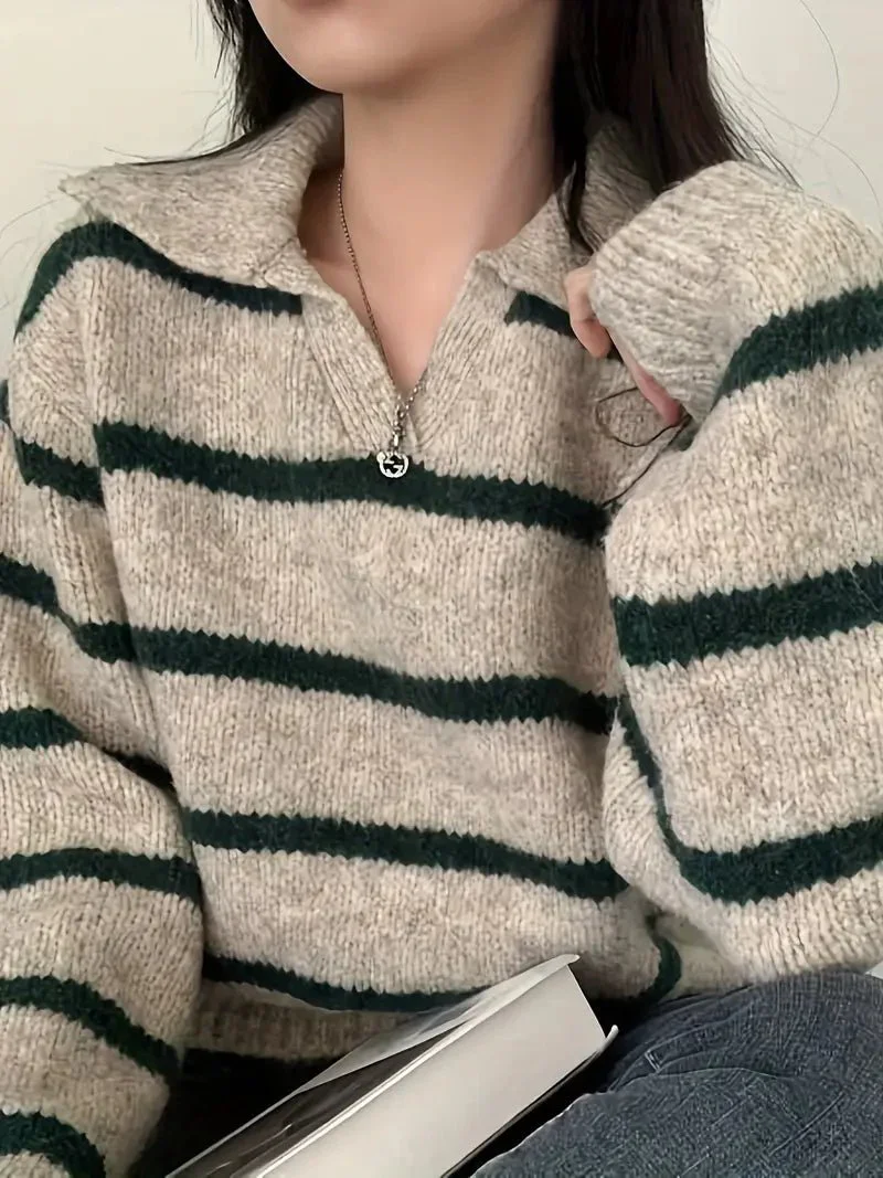 Octavia | V-neck knitted sweater - Image 9