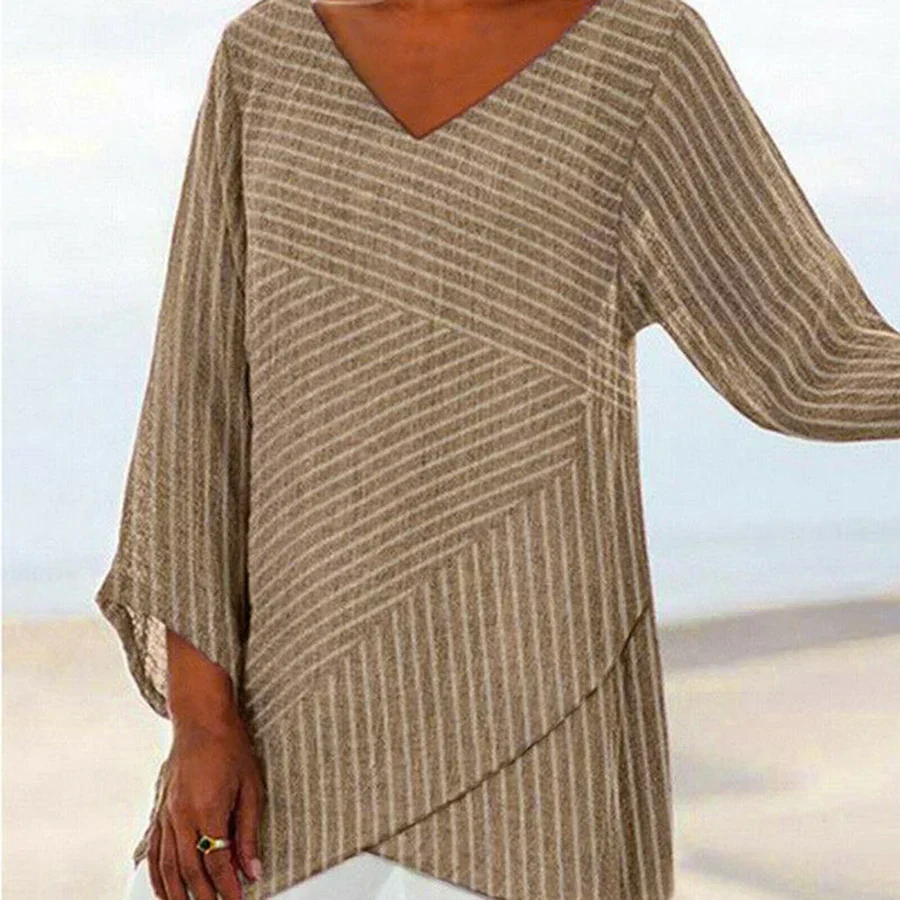 Odalis® | Blouse With Vintage Stripes - Image 2