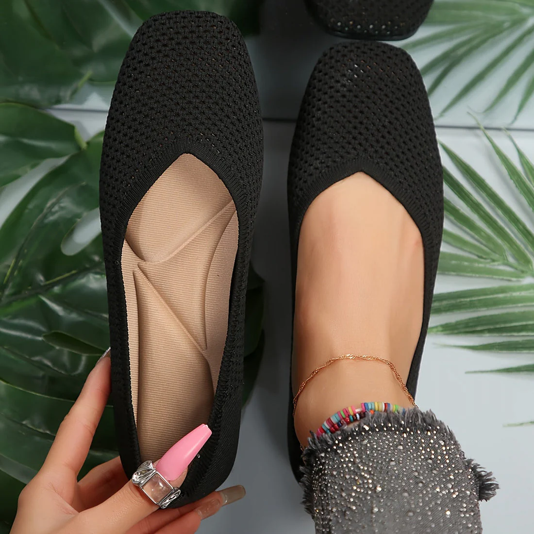 Odele® | Blue Flat Shoes - Image 2