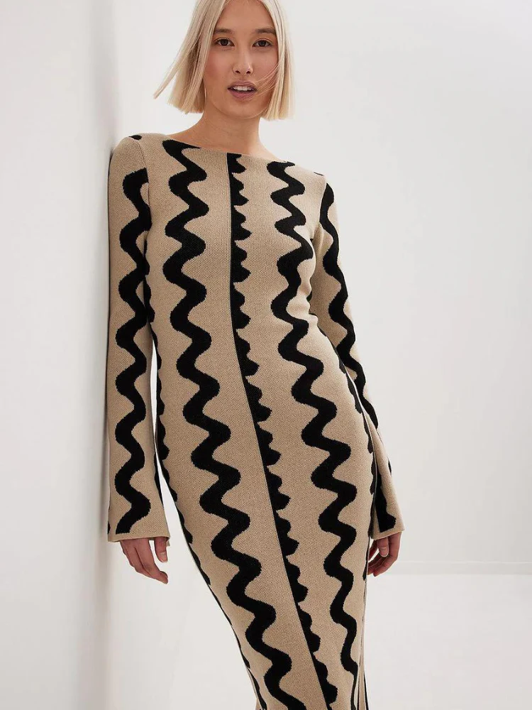 Ofelia® | Long Sleeve Bodycon Dress - Image 3