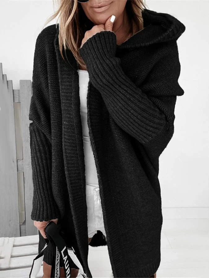 Ofelia® | Mid-length hooded coat with plain seams - Image 5